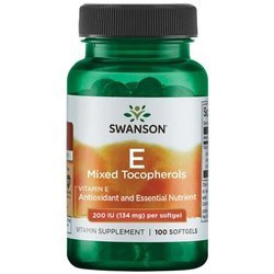 Vitamin E 200IU (Mischung von Tocopherolen) 100 Gelkapseln