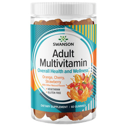 Adult Multivitamin Gummies - Peach, Orange & Strawberry