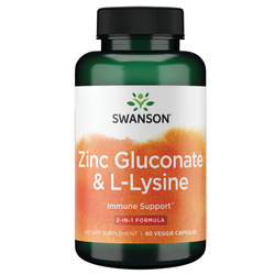 Zinc Gluconate & L-Lysine - 2-In-1 Formula
