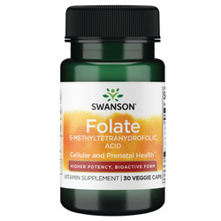 Folate 5-Methyltetrahydrofolic Acid-Higher Potency, Bioactive Form