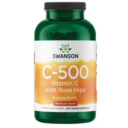 Vitamin C 500 mg mit Wildrose 400 Kapseln
