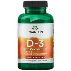 Vitamin D3 2000 IE mit Kokosöl