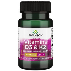 Vitamins D3 & K2 - 2 in 1 Formula